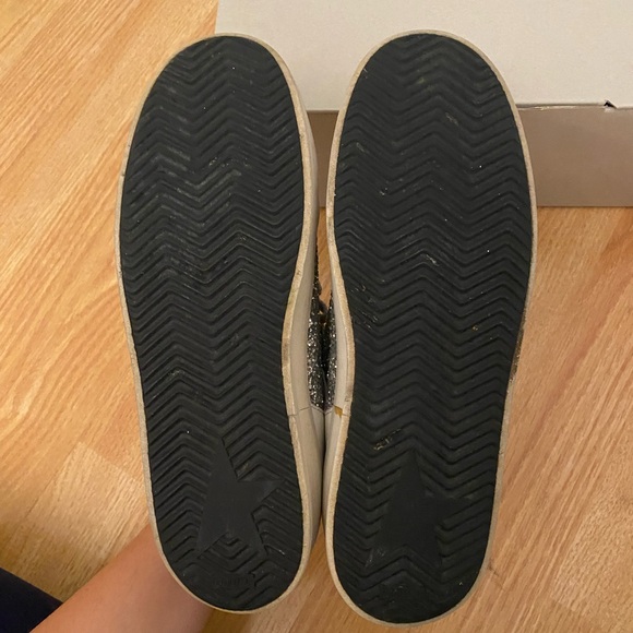 Golden Goose Silver Glitter Stardan Sneakers - Picture 6 of 6